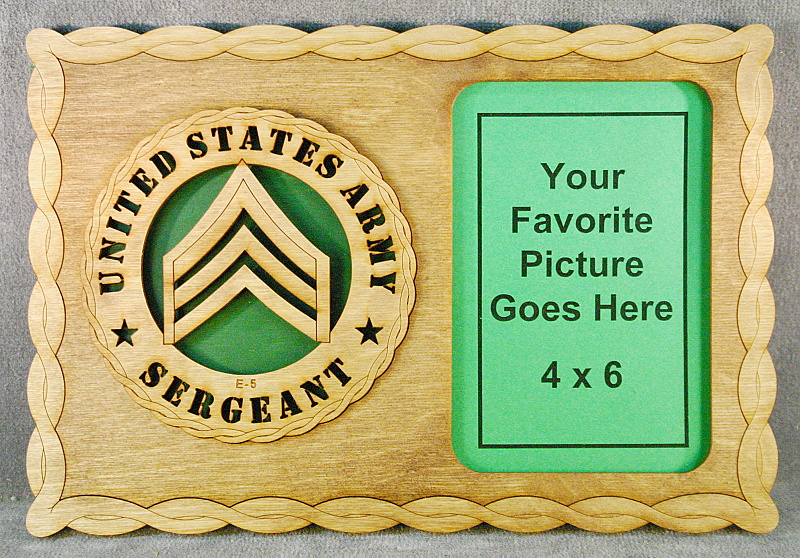 Army Sergeant Picture Frame